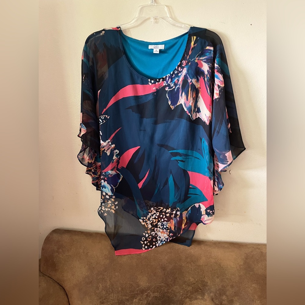 CROFT & Barrow Women's size M Business/Casual Cotton Floral